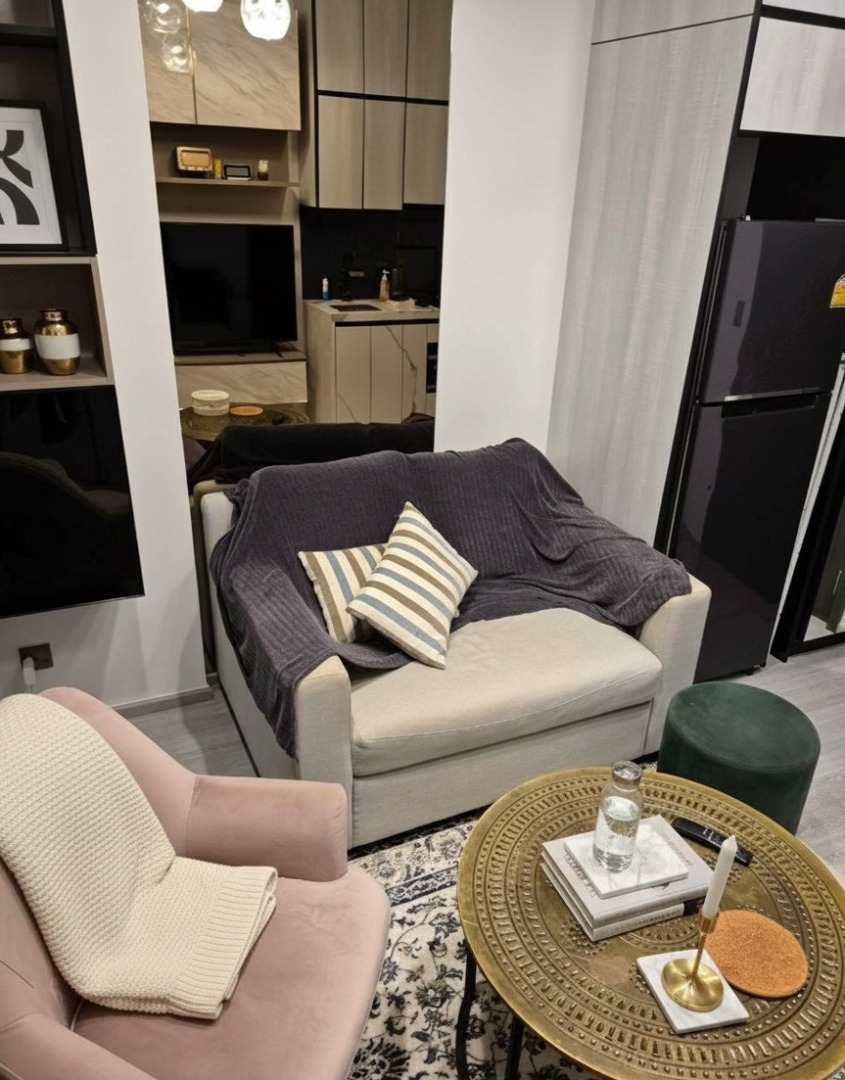 Modern Room 💙ให้เช่า📌เดอะ ไลน์ สุขุมวิท 101(Line:@rent2022)✅พร้อมเข้าอยู่✨A10175