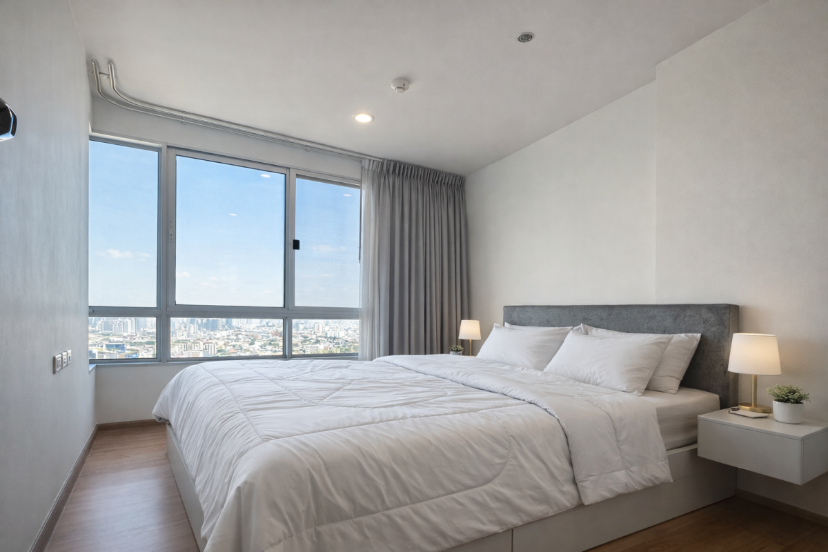 Beautiful Room🌸ให้เช่า📌เดอะ เบส สุขุมวิท 77(Line:@rent2022)✅พร้อมเข้าอยู่✨A10901